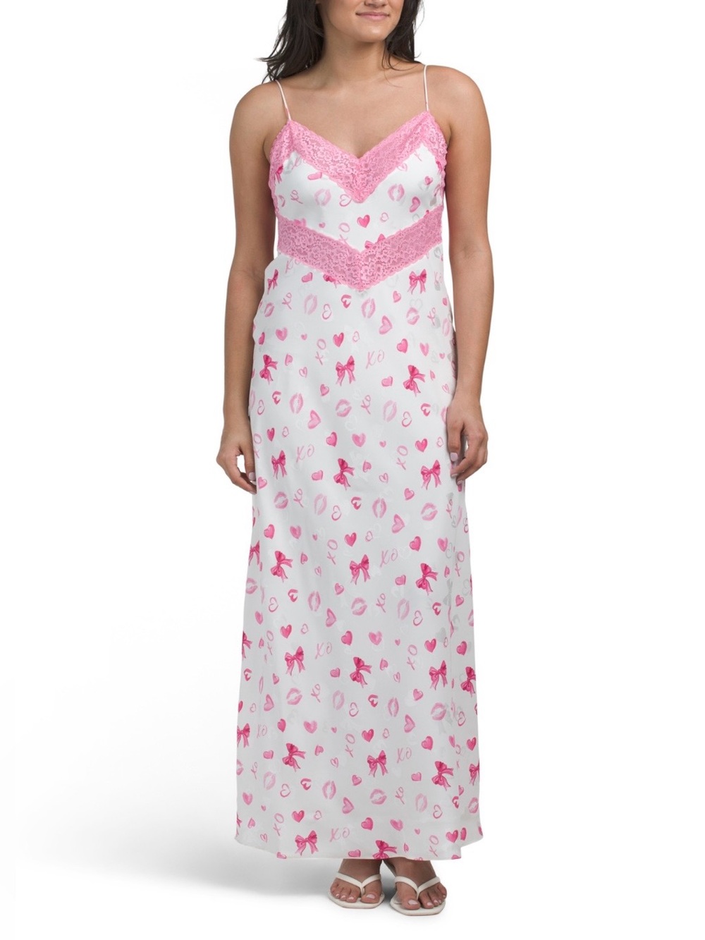 NWT $495 Love Shack Fancy Serita Maxi Dress Rosey Dream Cottagecore Womens Small
